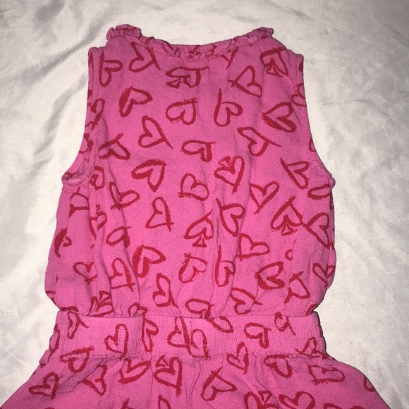 Kate Spade Heart Print Romper.  Size 4Y. - Picture 7 of 8